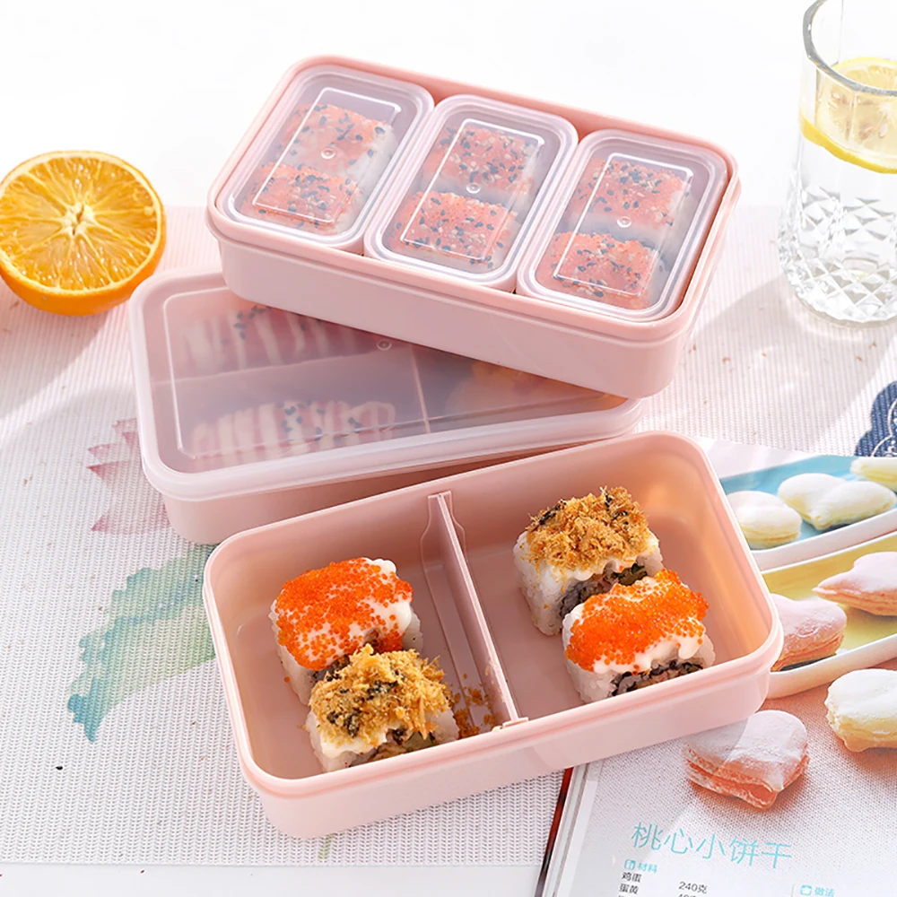 Портативный Ланч бокс 3 х слойный удобный контейнер многослойный пищевой новый