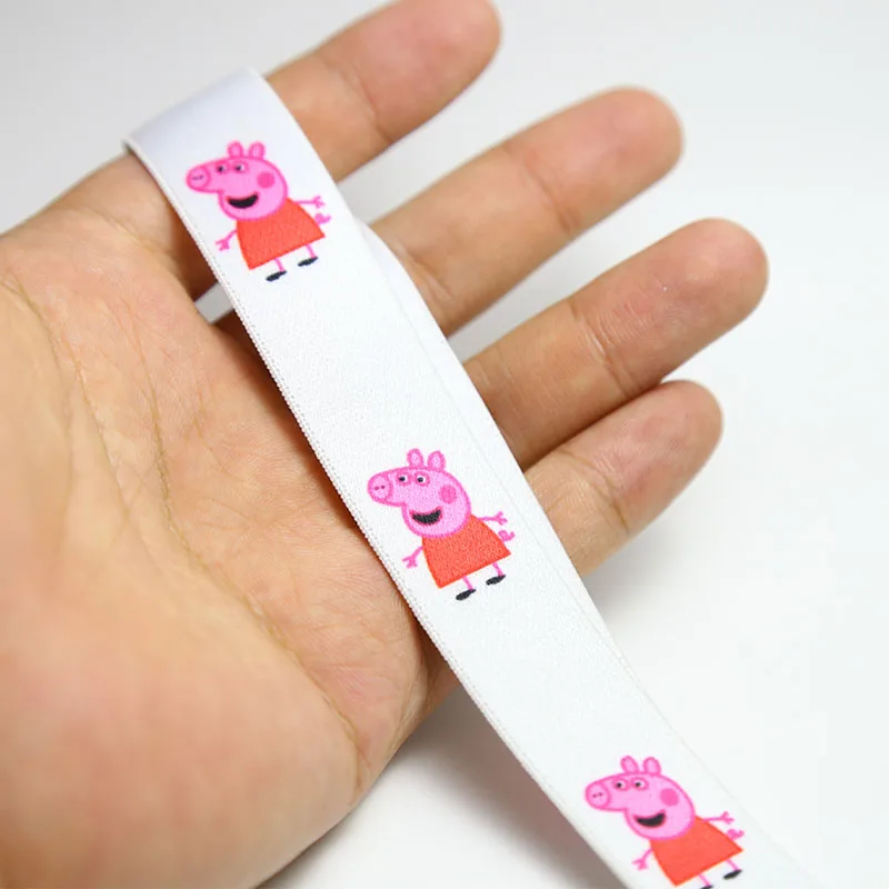 10 м Вышивка буквы эластичные лямки черные белые жаккардовая эластичная лента