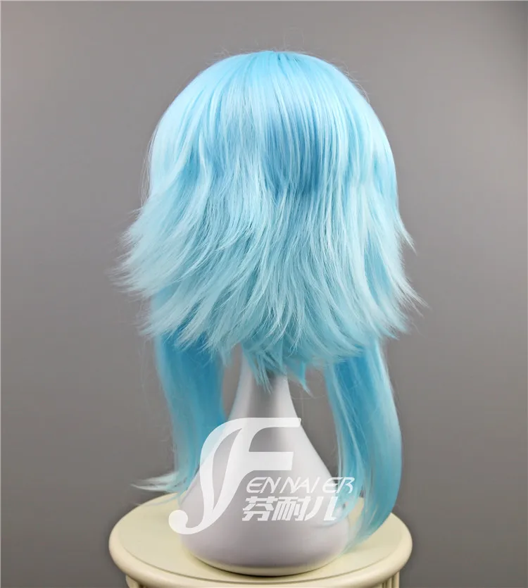 

Tokyo Anime Sword Art Online Asada Shino cosplay wig light blue wig +Wig Cap