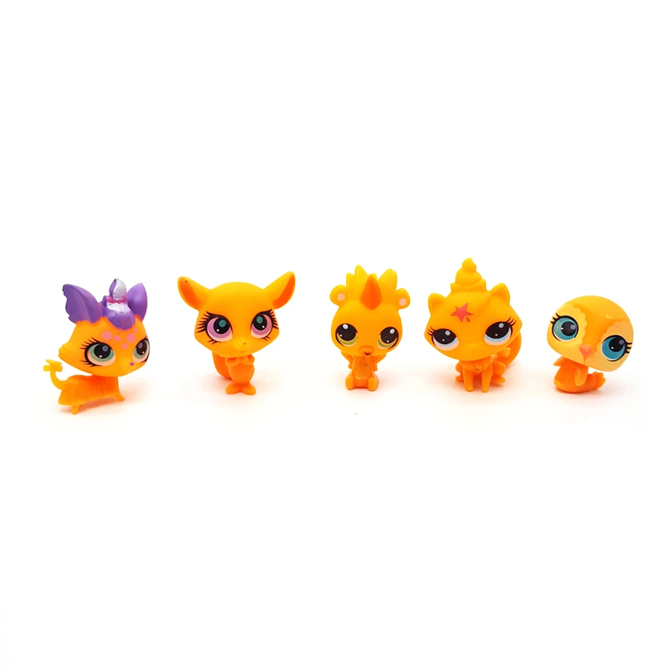 SAINTGI 20 штук Little Pet Shop LPS случайный Стиль игрушки Кот фильм фигурки мини ПВХ 4 6 см