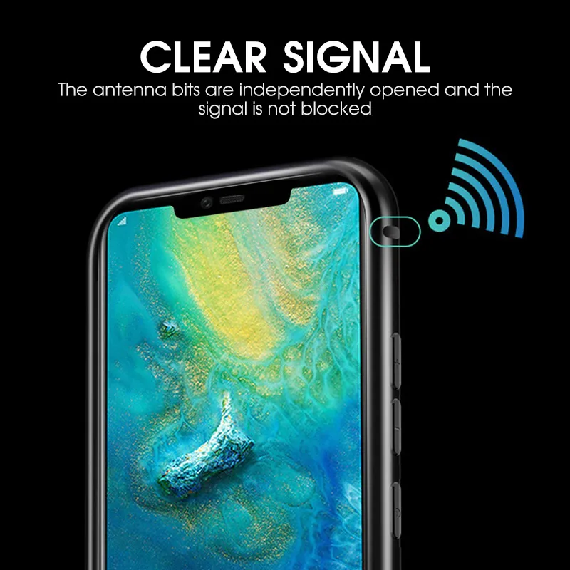 Магнитный стеклянный чехол GerTong для телефона Huawei Honor 8x металлический корпус