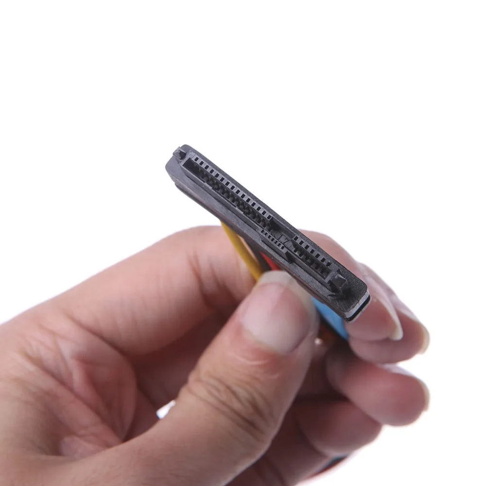 Новый Синий 7 Pin SATA Serial Female ATA To SAS 29 &amp 4 Мужской кабель питания адаптер конвертер
