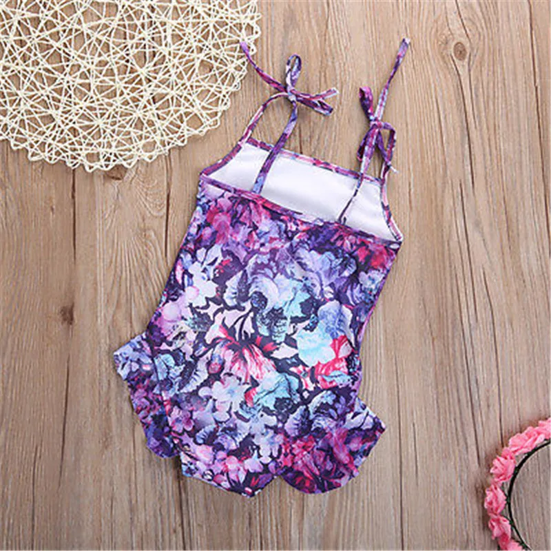 2016 сексуальные детские милые тигровые танкини для девочек Купальники Цельный