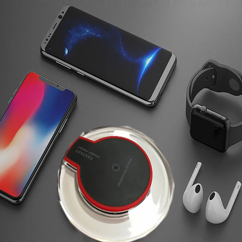 5 W беспроводное зарядное устройство для iPhone X Xs MAX XR 8 plus Быстрая зарядка samsung S8 S9 Plus