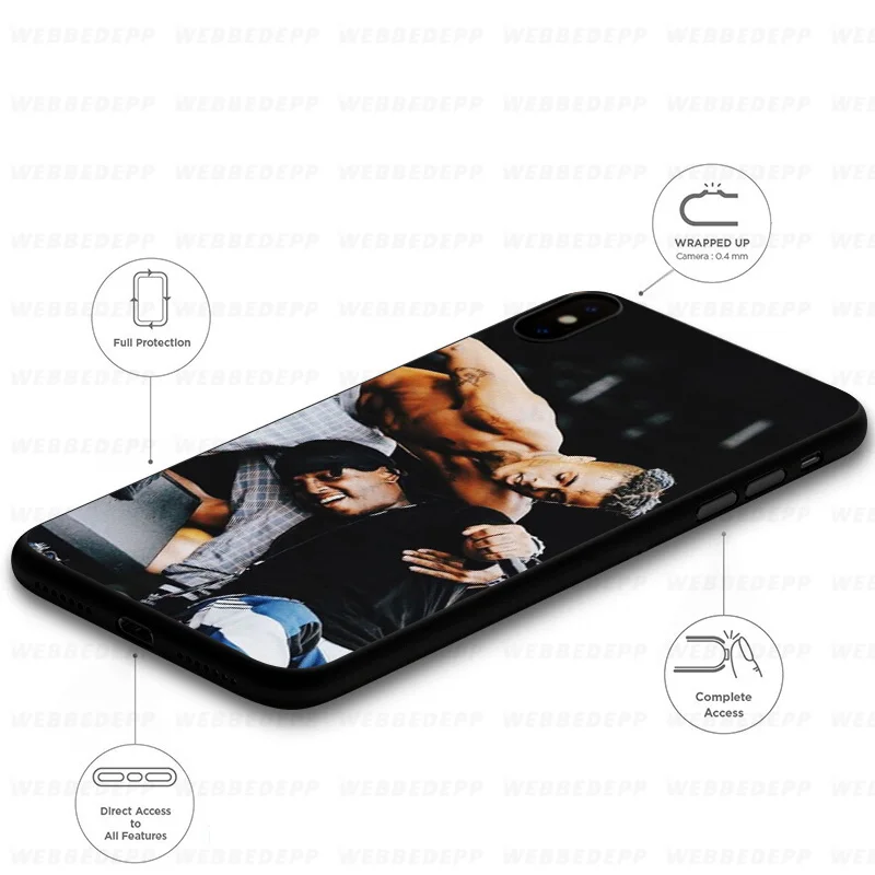 WEBBEDEPP Xxxtentacion Soft Case for Samsung Galaxy S10 S10e S9 S8 Plus S7 S6 Edge &amp J6 2018 Note 10 9 8 |