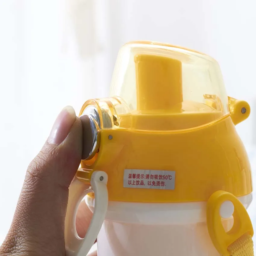 460ml/550ML Cartoon Bottle With Straw Cute Sport Drinking Tritan BPA Free Plastic Children Kid Water For Outdoor | Дом и сад