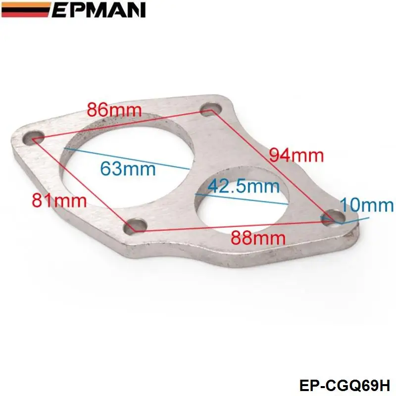 Для Mitsubishi 4G63/ EVO1 ~ 3/ Galant турбина для Downpipe фланец Tansky EP-CGQ69H |