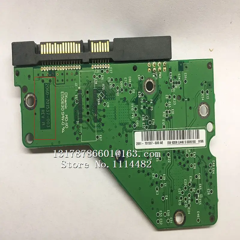2060 701537 004 HDD PCB Материнская плата 003/004 REV A для ремонта жесткого диска WD 3 5 SATA