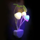 Новинка, ночсветильник в виде гриба, вилка ЕС и США, датчик светильник ности, светодиодная цветная лампа в форме гриба, светодиодный ночсветильник s для детского домашнего декора