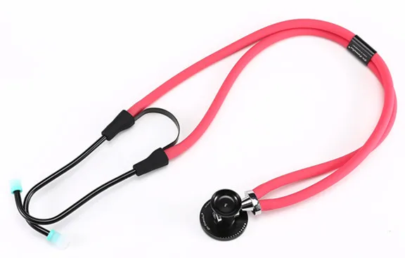 Pink Функциональные Multi-частота Dual Head Стетоскоп профессиональные медицинские устройства - Цвет: Pink