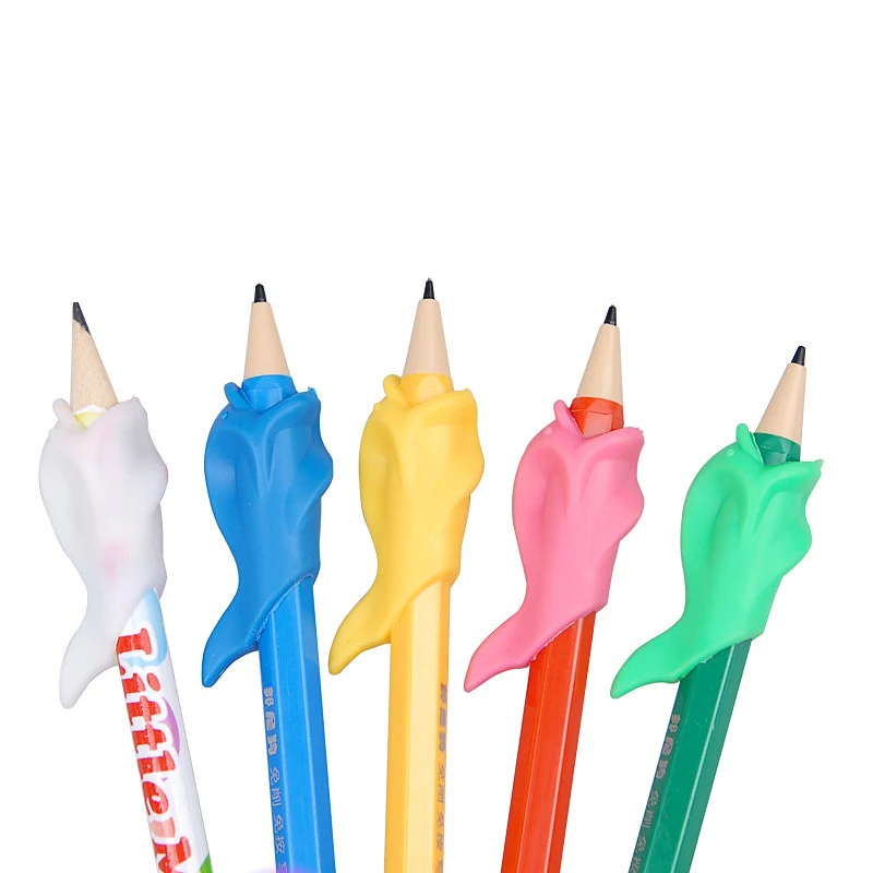 1 шт. ручки захвата студентов карандаш силиконовый проведения практика