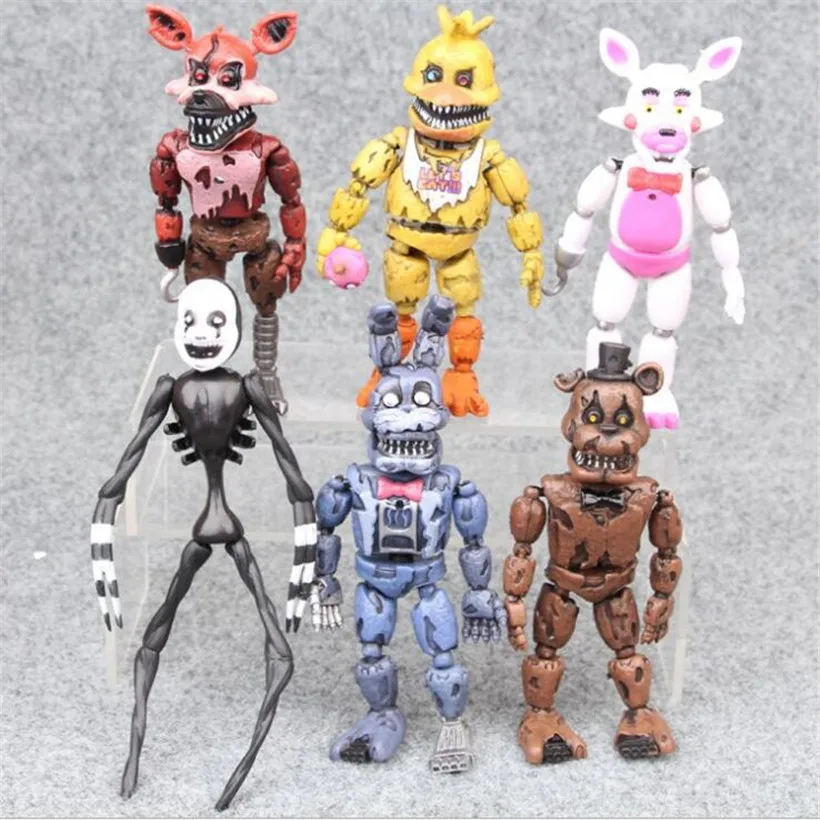 Искусственная Аниме Фигурка пять ночей у Фредди Fnaf Медведь ПВХ Модель Фигурки