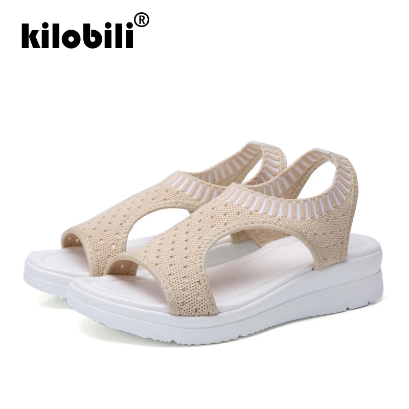 Kilobili/женские босоножки новинка 2019 года женская обувь женские летние удобные на
