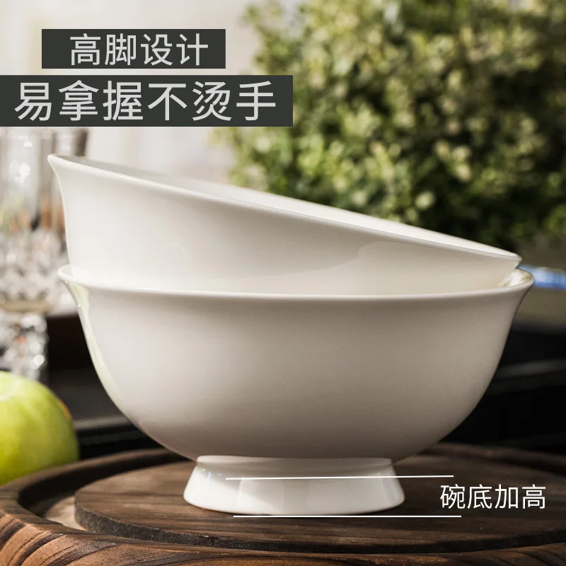 Посуда из белого костяного фарфора набор посуды 56 гирлянд простая Бытовая