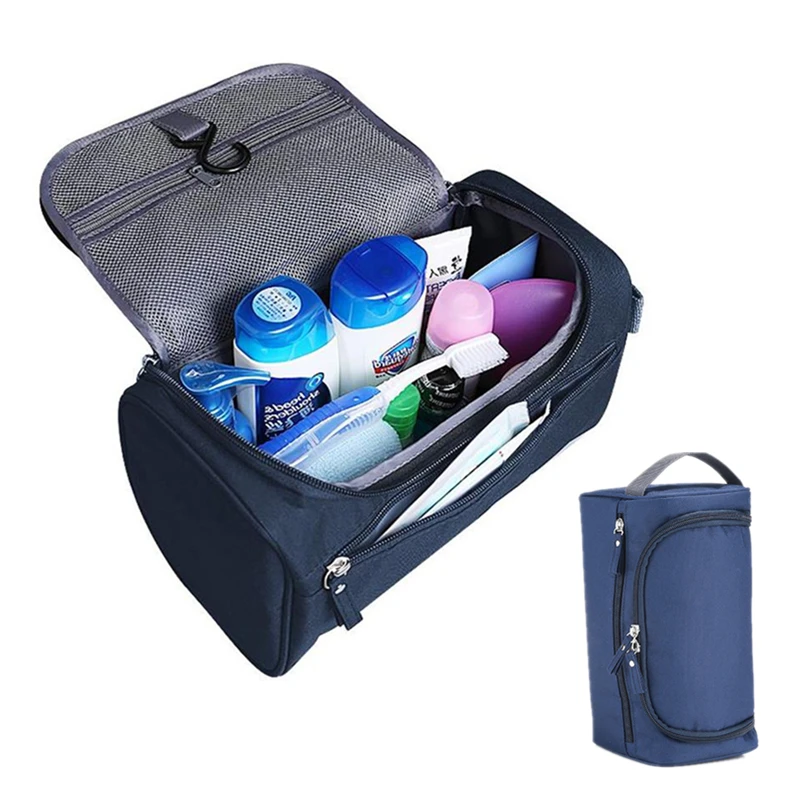 Новинка водонепроницаемая мужская сумка для макияжа нейлоновая дорожная