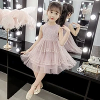 children clothes kids dress embroidery girls clothes for party birthday costume tutu lace ball gown 3 11y