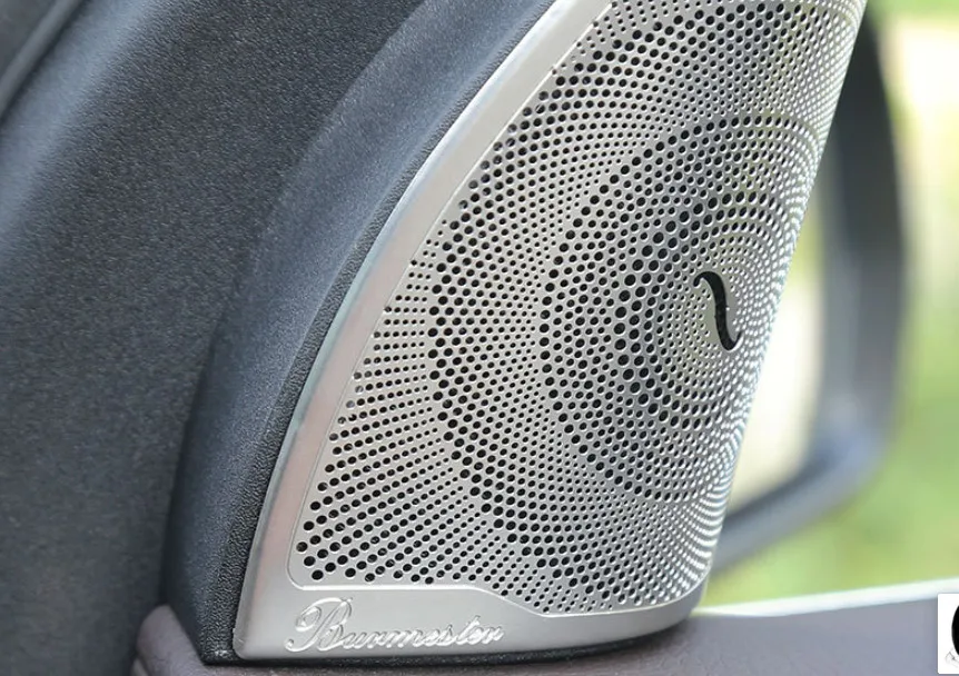 

For Mercedes Benz GLC Class X253 auto Accessories Car Styling High Pitch Loudspeaker Cover Audio Speakers Stickers Covers Frame