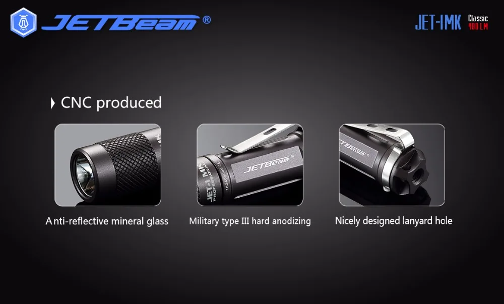 Jetbeam JET-I MK I-MK Cree XP-G2 светодиодный светильник-480 люмен w/8x Eco-Sensa AA батареи w/эксклюзивный Jetbeam брелок Светильник