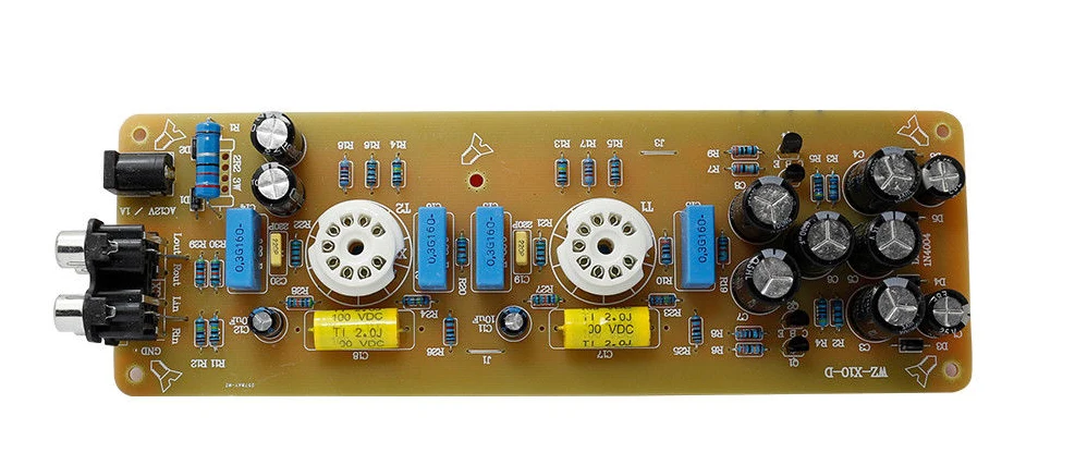 X10-D музыкальная точность HiFi предусилитель усилитель буфера усилитель Золотая плата для 6N11 ламповый предусилитель F5-013