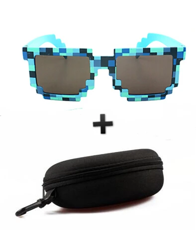 Новый 4 цвета! Модные очки майнкрафт Детские экшн игры игрушки квадратные с