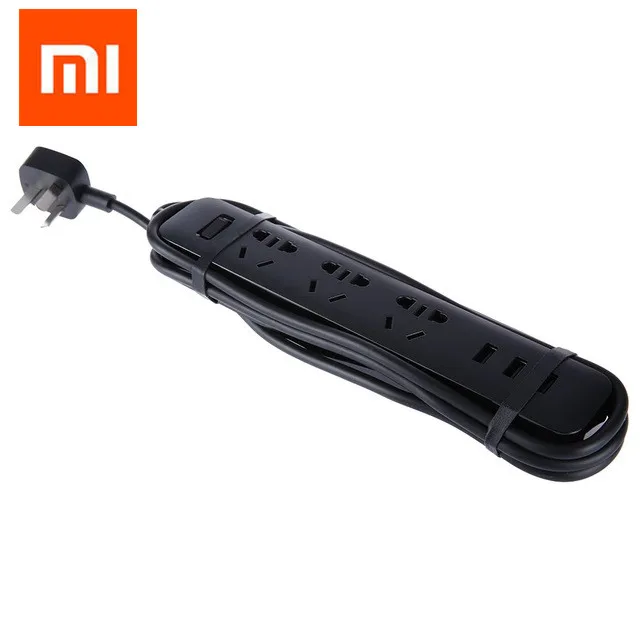 Оригинальный удлинитель питания Xiaomi XMCXB01QM быстрая зарядка 3 порта USB выход 250 В 10 А