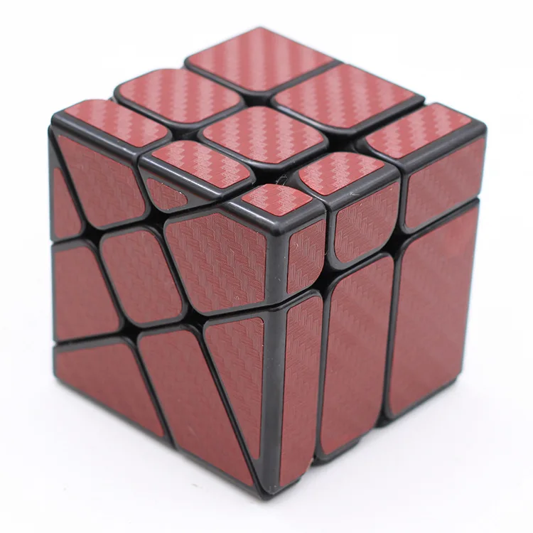 Mofangjiaoshi Cubing класс углеродного волокна куб горячее колесо смешной витой волшебный куб головоломка игрушка для детей