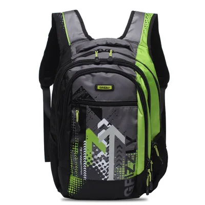GRIZZLY Модный мужской рюкзак 36-55L, многофункциональный рюкзак, Женская специальная дорожная сумка, сшитая с рисунком, школьный ранец - Цвет: 2