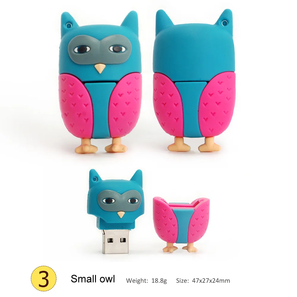 Лидер продаж 16 ГБ карту флэш-памяти с интерфейсом usb милые животные Флеш