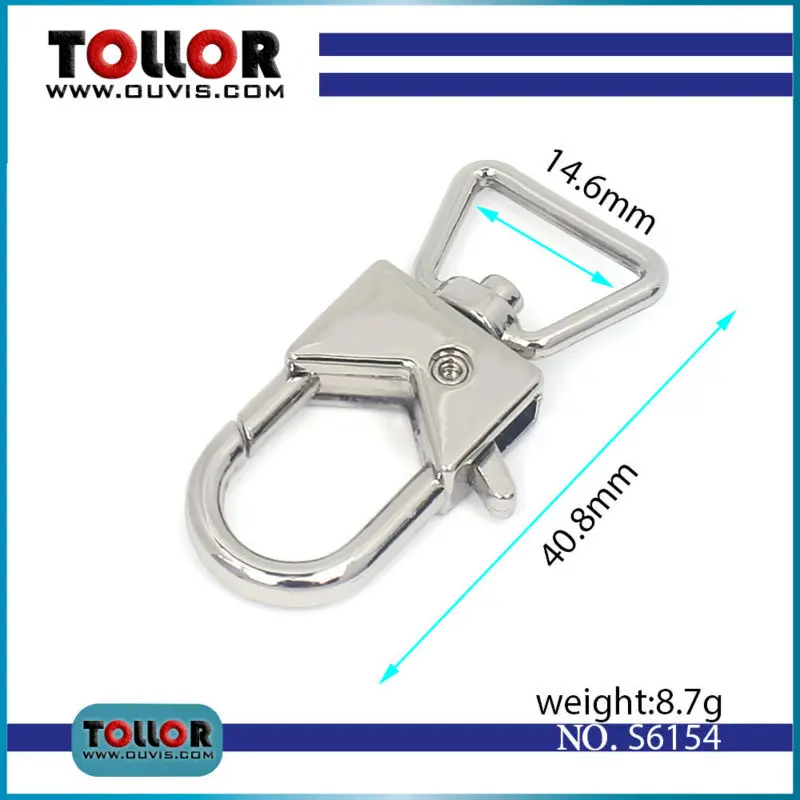 

High Quality Swivel Dog Buckle Handbag hardware Metal Clasp For bag Trigger Snap Hook Buckle Luggage DIY Accessories