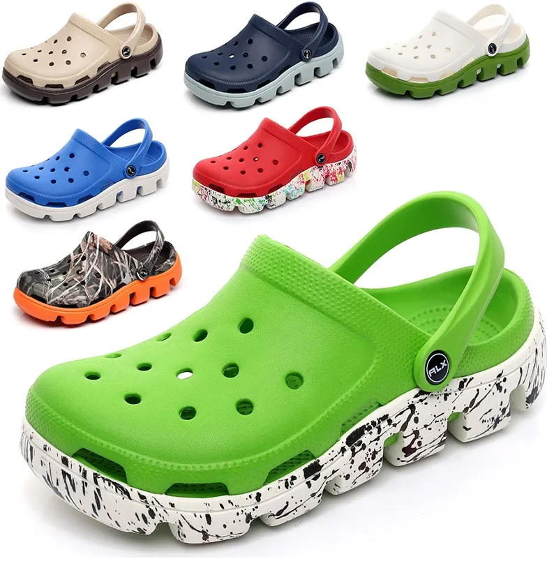 2017 летняя обувь мужские туфли повседневные тапки пляжная анти-скольжения пряжки