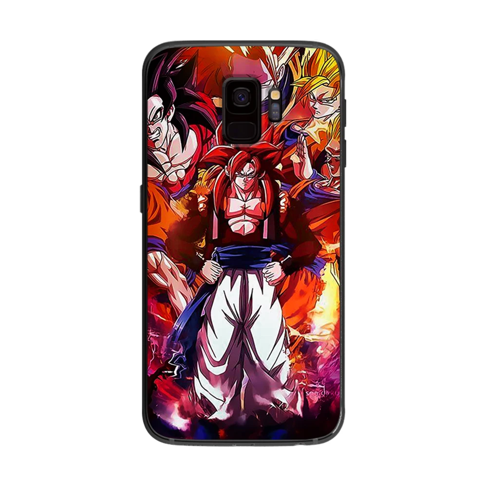 Мягкий чехол для телефона DRAGON BALL Z Zetto аниме samsung Galaxy S6 S7 S8 S9 S10e Plus Note 8 9 черный