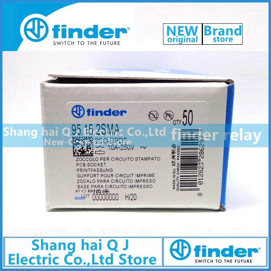 

Brand new and original finder 95.15.2.sma relay pcb socket