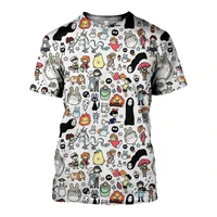 plstar cosmos brand fashion men t shirt studio ghibli anime 3d all over printed unisex t shirt summer streetwear casual tshirts