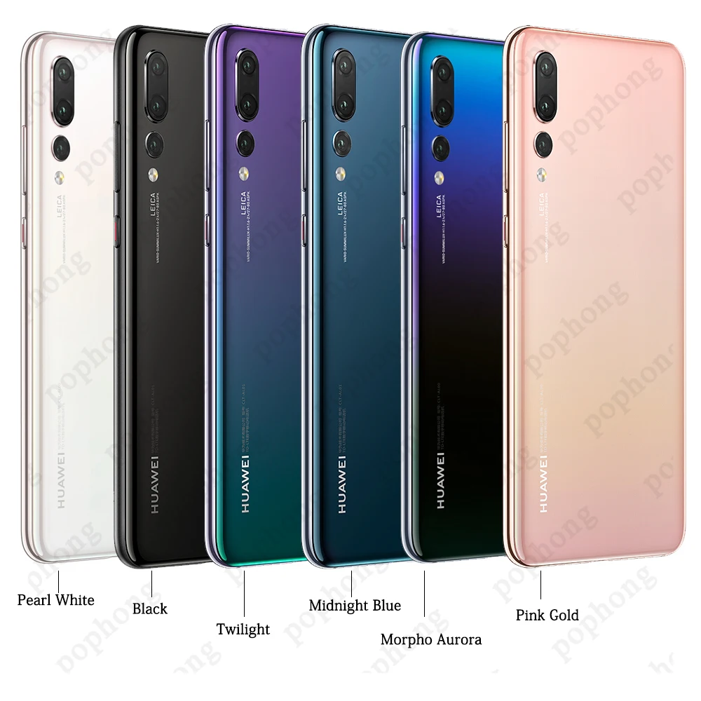 6,1 дюймовый смартфон huawei P20 Pro, 6 ГБ, 128 ГБ, Восьмиядерный процессор Kirin 970, Android 8,1, разблокировка отпечатков пальцев, 4000 мАч, huawei SuperCharge