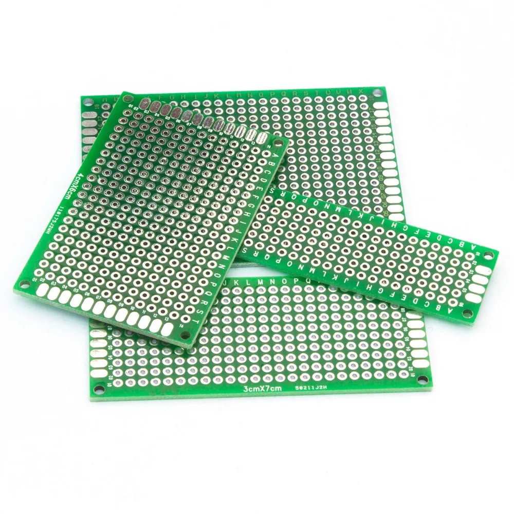 Универсальная печатная плата 5x7 4x6 3x7 2x8 см двухсторонний медный Прототип PCB