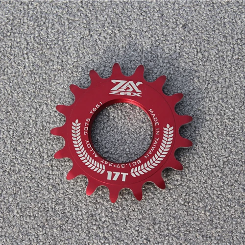 Фиксированная Шестерня велосипед cog Freewheel Cogs ступица Блокировка одна скорость 17T