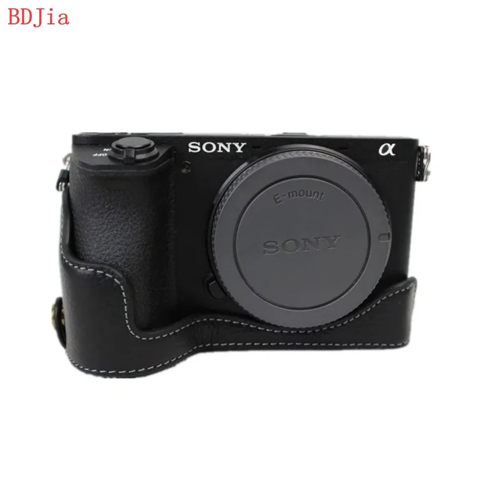 Корпус для половины камеры из натуральной воловьей кожи основа Sony ILCE-6500 A6500 с