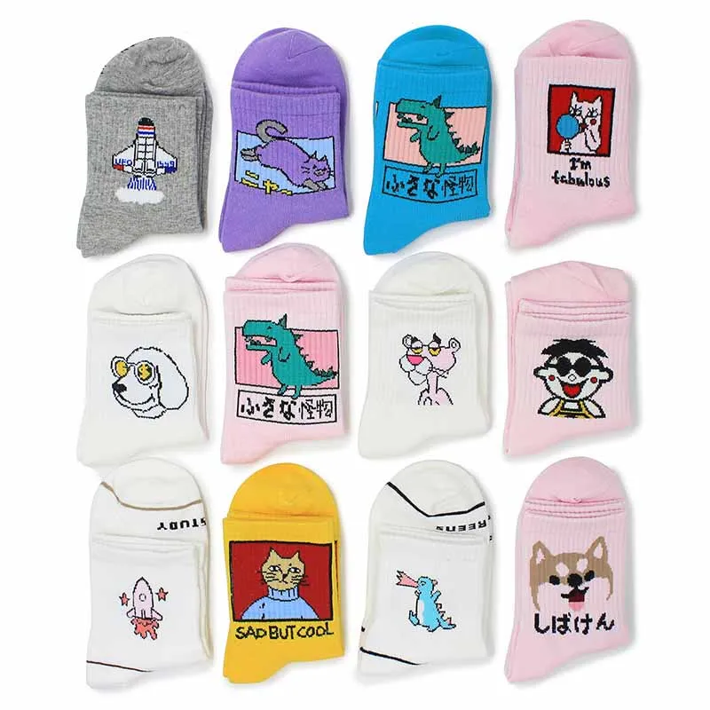 1 пара Харадзюку теплые забавные нарцистические кошки японское печенье