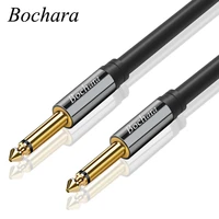bochara guitar instrument cable 14 inch 6 35mm ts to 6 35mm ts ofc audio cable foilbraided shielded 2m 3m 5m 10m