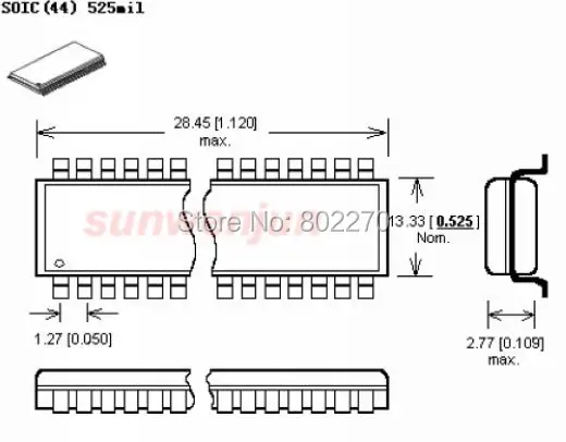 SOP44 К DIP40 программатор адаптер/конвертер/IC Разъем только для TNM2000/5K|tnm 2000|tnm 5000tnm