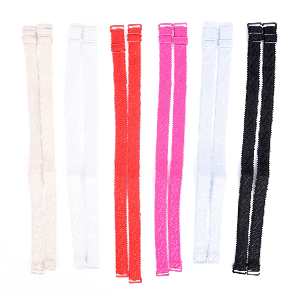 1 пара эластичный бюстгальтер плечевой ремень для бюстгальтера много цветов