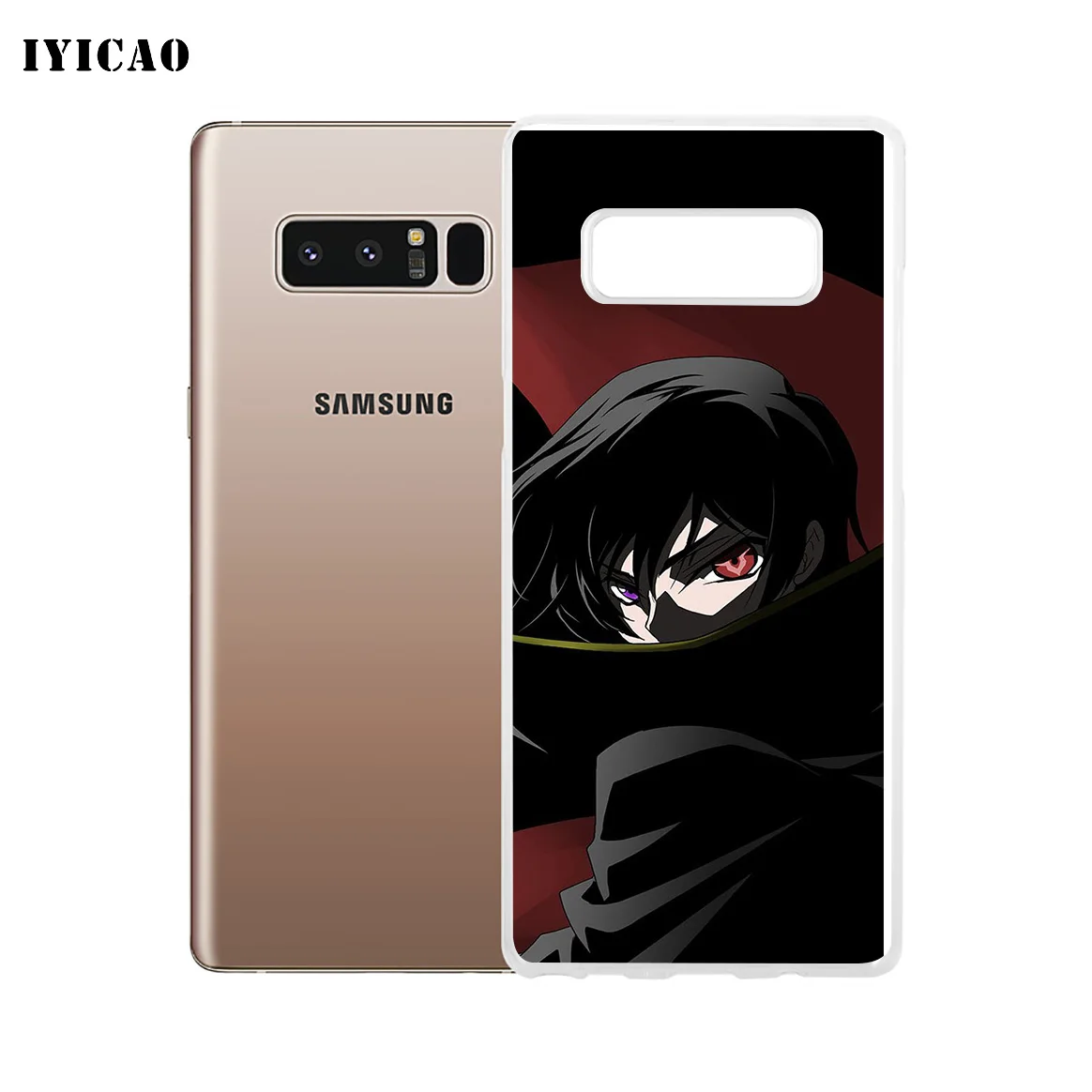 IYICAO код Geass Letouch Мягкий силиконовый чехол для телефона Samsung A5 A6 Plus A7 A8 A9 J3 J5 J7 Note 8 9 TPU