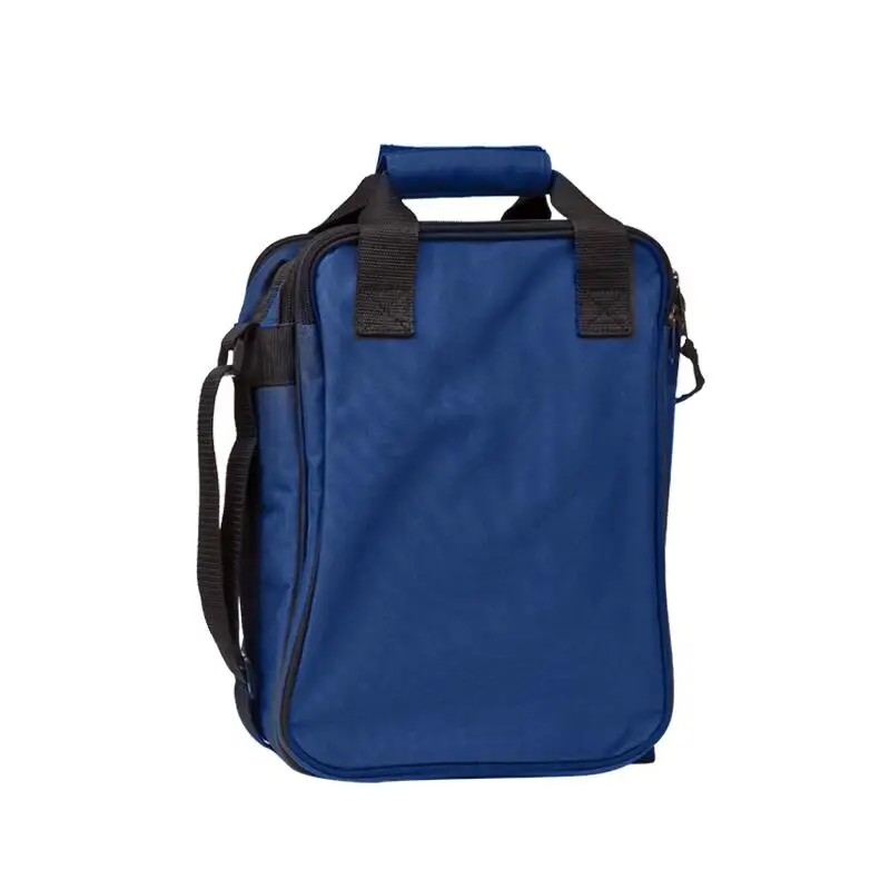 Маленькая многофункциональная сумка для инструментов с плечевым ремнем синего