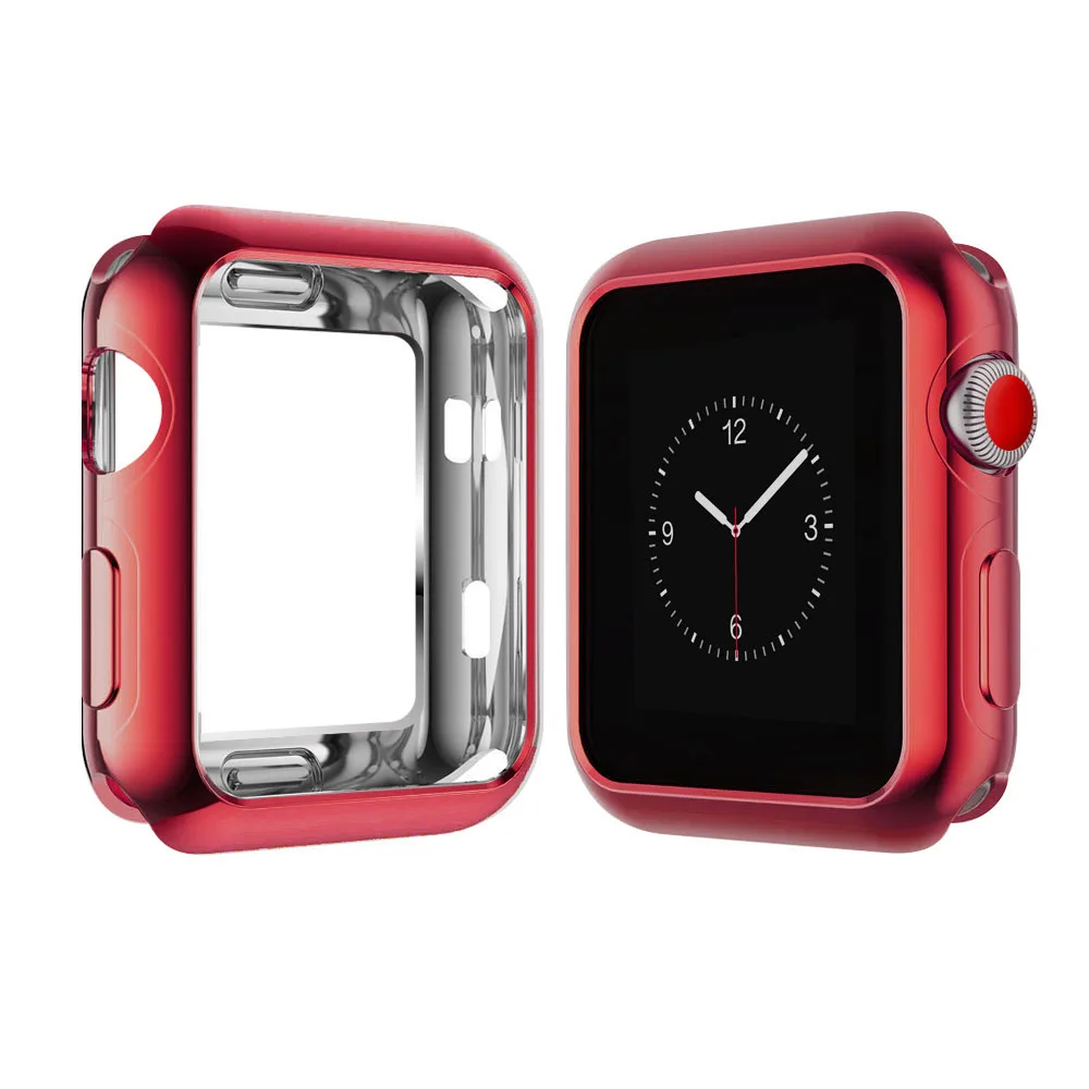 Maibosi Защитный чехол для Apple Watch iWatch серии 1/2/3 38 мм 42 Роскошный кожаный с покрытием в