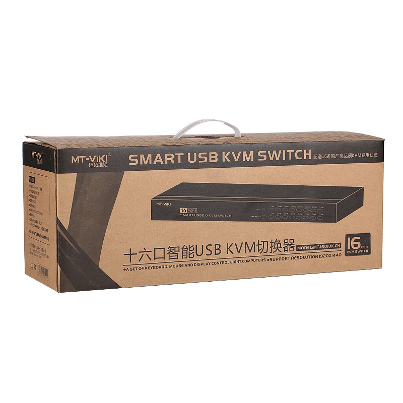 MT VIKI 16 портовый USB VGA KVM переключатель ручной пульт дистанционного управления