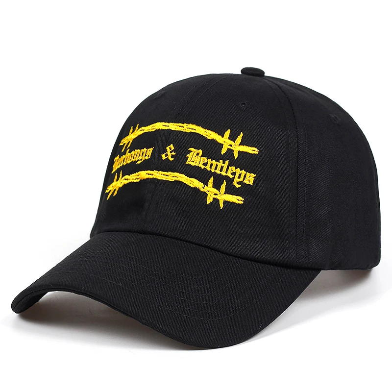 Высококачественная хлопковая кепка с надписью «Post Malone Beerbong& Bentleys dad Hat», регулируемая бейсболка унисекс для пары, модная бейсболка s