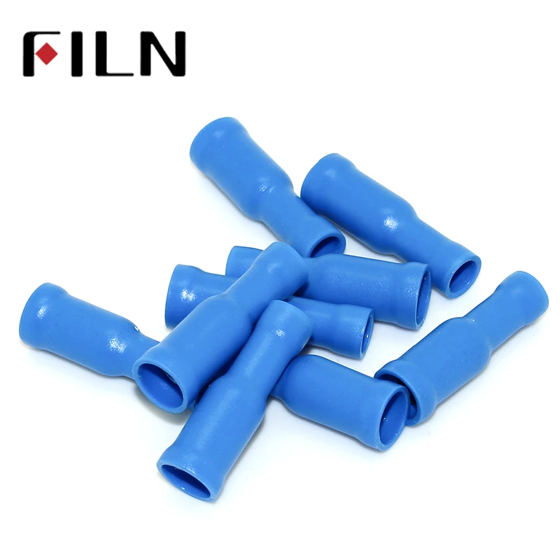 

FRD2-195 Bullet Shaped Female Insulating Joint Wire Connector Electrical Crimp Terminal AWG16-14 100PCS/LOT