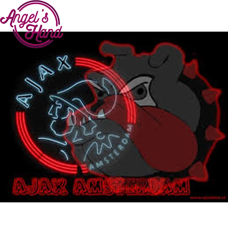 5d diy Алмазная вышивка собаки камни в форме ромба круглый дрель AJAX футбольный