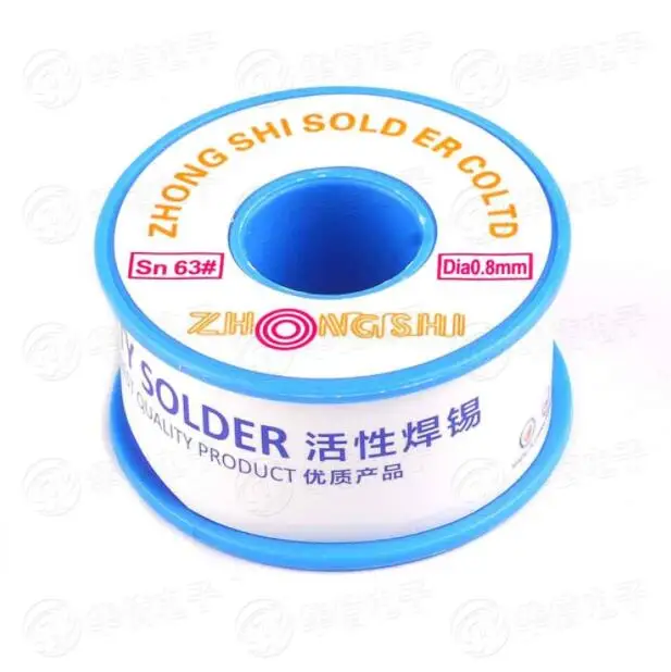 Soldering iron tin wire / high quality solder 0.8MM purity 100G | Электроника