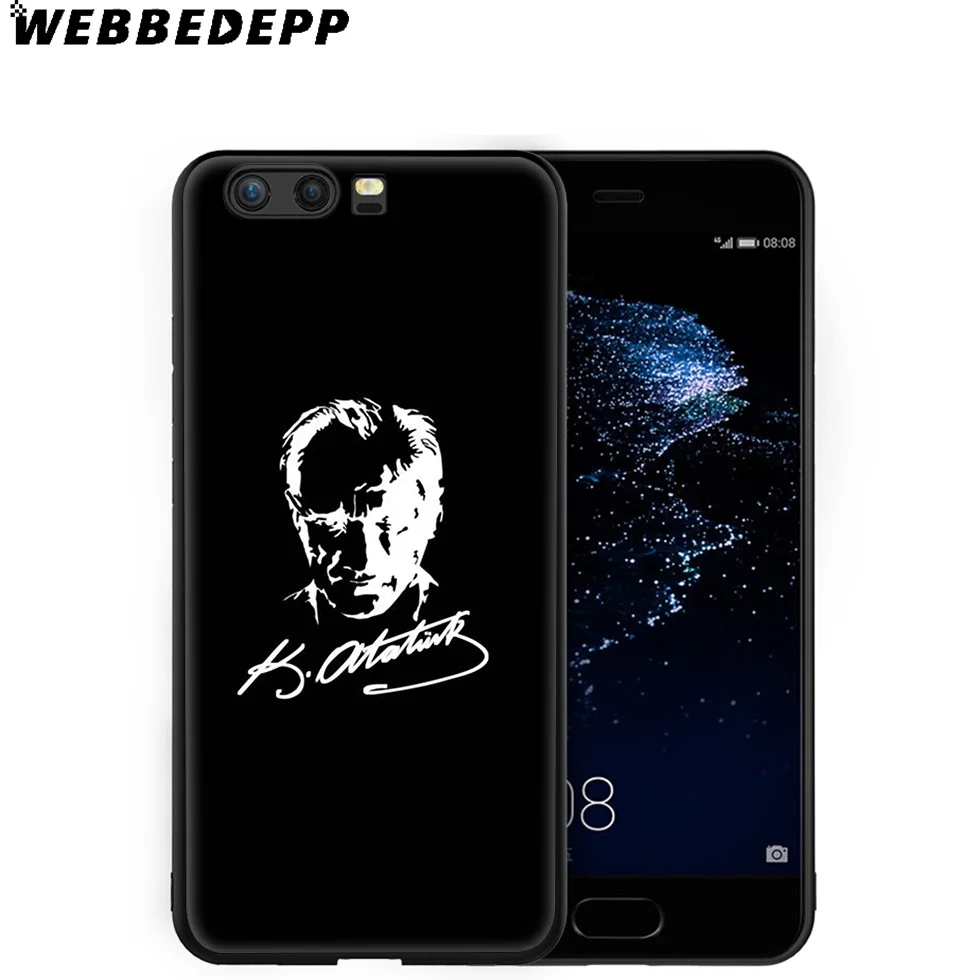 Турецкий мягкий чехол Mustafa Kemal Ataturk для Huawei P8 P9 P10 P20 P30 Lite Pro P Smart Z Plus 2019 Y6 Prime 2018 2017 Mini |